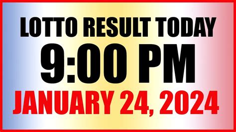 lotto result today 9pm|PCSO Lotto Result Today: Check Latest Draw Results.